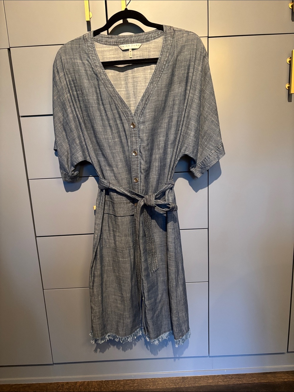Trina Turk chambray dress size M